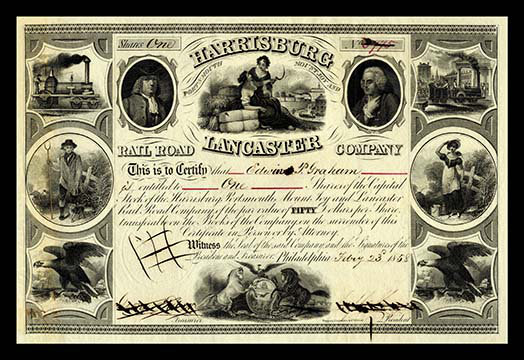 « harrisburg lancaster ferr ferr company stock », impression