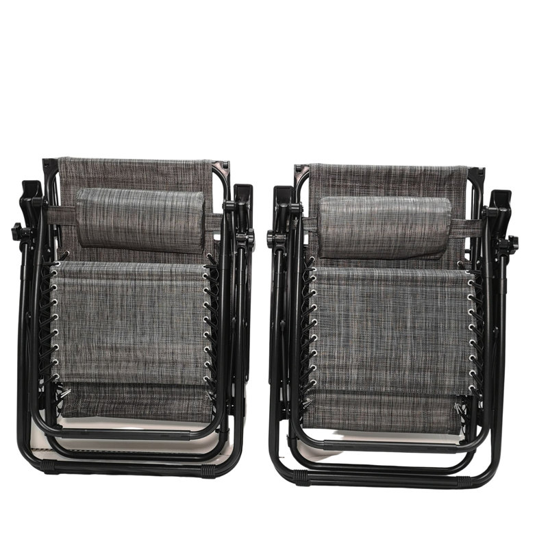 Samuel Alexander Folding Recliner Chair, Grey