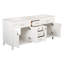 Meuble-lavabo double 72 po avec plateau Ajdina