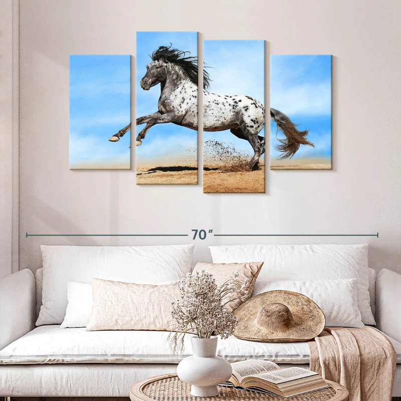 Speckled Appaloosa Horse