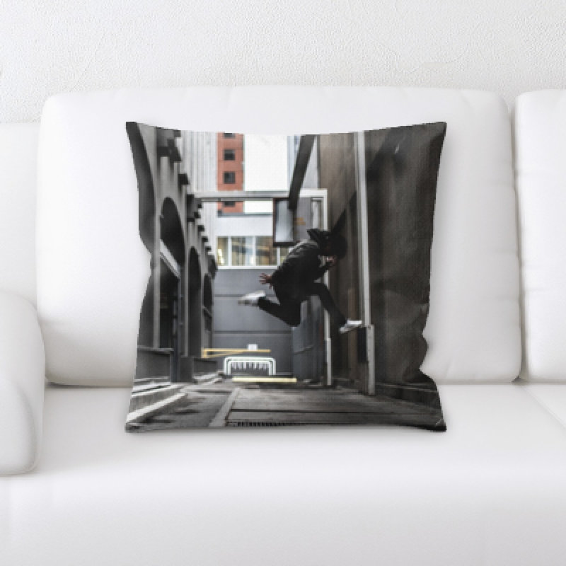 Microsuede Throw Pillow