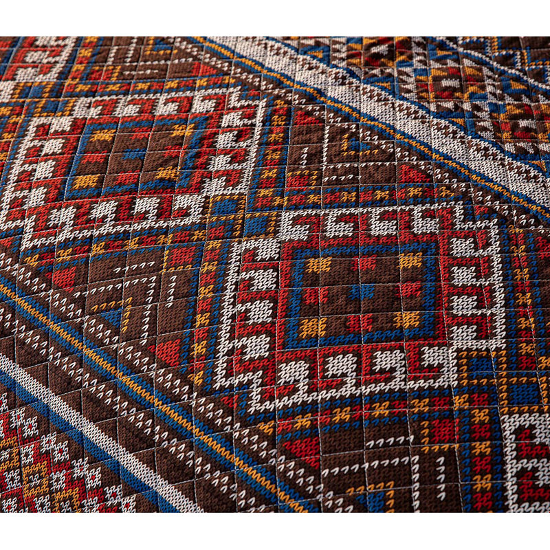 Geometric Shapes Quilt, Twin Quilt + 1 Standard Sham