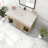 Space-saving Modern Vanities With Ceramic Sink, Compact Design For Small Bathrooms