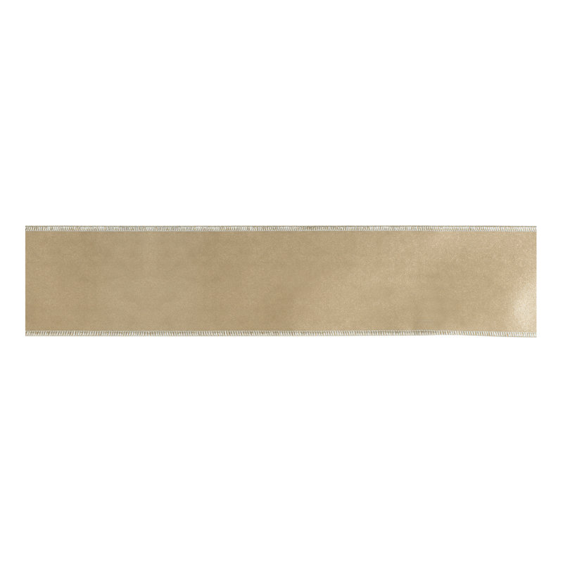 Ruban métallique câblé en satin 4 po x 5 po