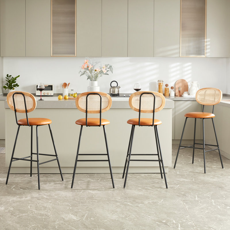 Tabouret de comptoir 30 po, Brun clair