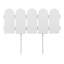 Panneaux de bordure de jardin en bois d'aspect bois l 16 po x H 7 po, clôture décorative de jardin-120381112-120619833