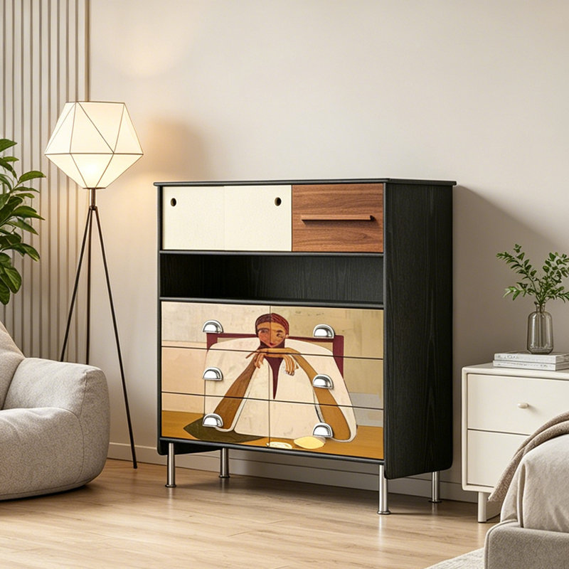 Armoire d'appoint style français rétro