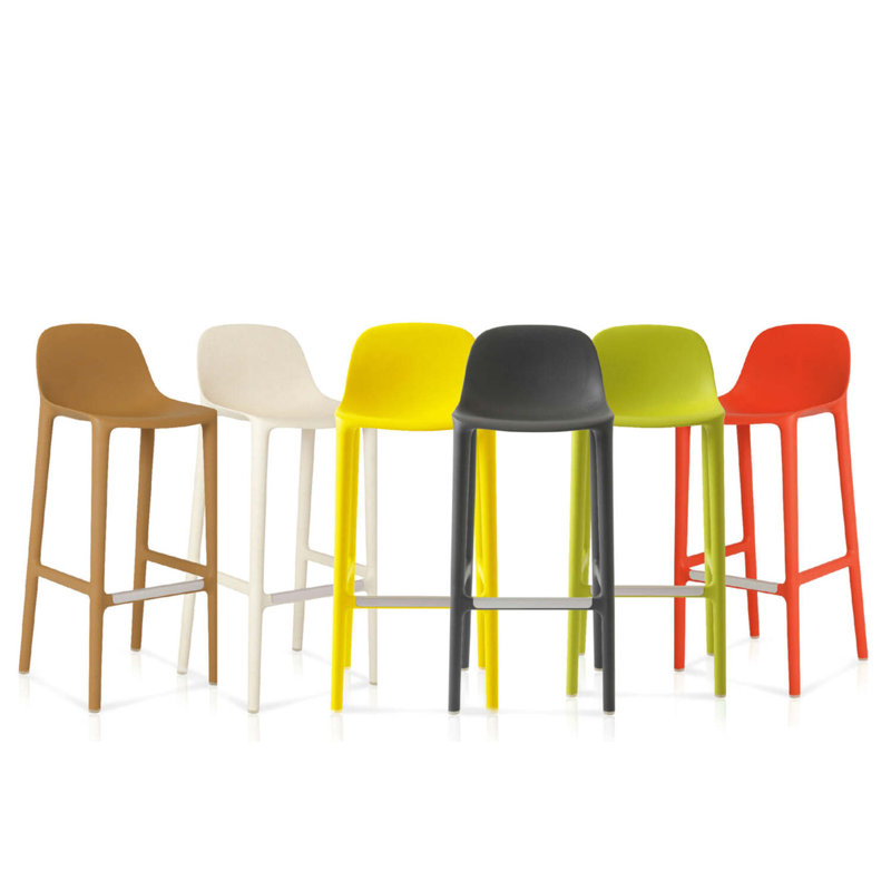 Broom Stool, Butter Yellow, Bar Stool (30" Seat Height)