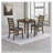 Round Dining Table with Drop Leaf
