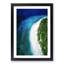 Maldives Paradise Beach in Abstract - Picture Frame Graphic Art Print-55760879-55760884