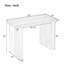 Console, table d'entrée en bois de manguier de ferme, table de canapé épaissie de 45 pouces, console minimaliste étroite pour le salon du couloir d'entrée-1206802660