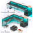 L-Shaped Computer Desk with Power Outlet-761660453