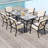 Anisten Stackable Cushioned Outdoor Armchairs