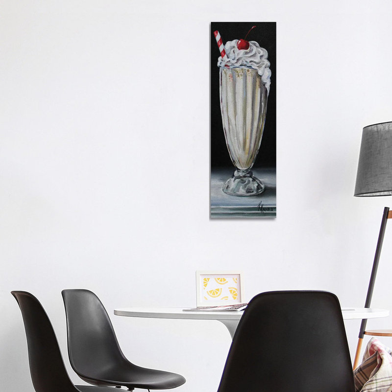 Milkshake 1 Piece Panoramic Wall Art on Canvas, 121.92 cm H x 40.64 cm W x 1.91 cm D, Canvas