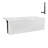 Streamline 66 in. x 32 in. Acrylic Left-Hand Drain Alcove Bathtub in Glossy White With External Drain-101700148