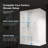 OVE Decors Tampa 45 11/16 To 48 1/16 In. W X 72 In. H Alcove Frameless Pivot Hinge Shower Door , 2025-110692791
