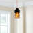 1 - Light Black Single Pendant