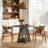 Square Wood Dining Table-319475485