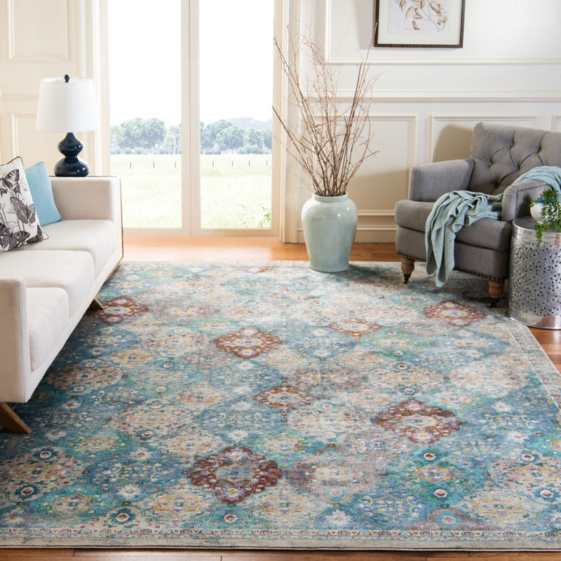 Marques Performance Geometric Rug, Rectangle 8' x 10'