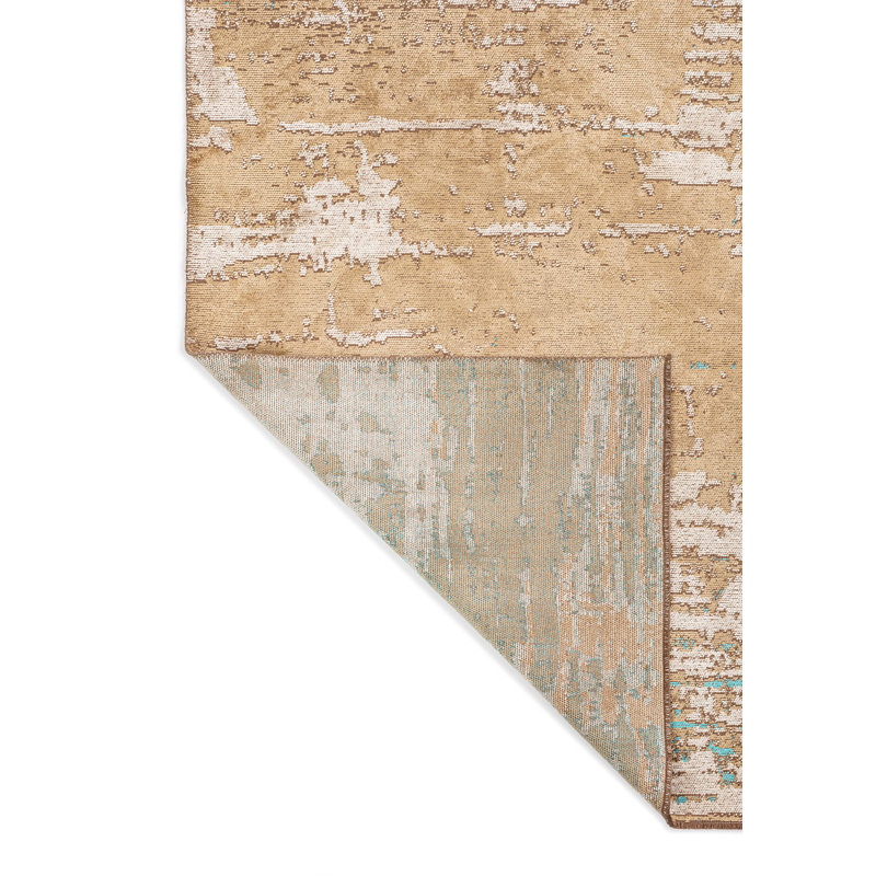 Alonia Abstract Hand Loom Indoor / Outdoor Area Rug, Rectangle 5'3" x 7'6"
