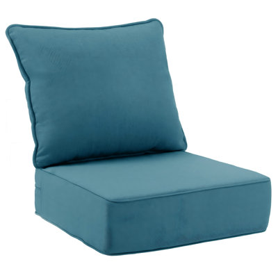 24 x 24 x 6.2 inch Outdoor Olefin Chair Cushion Set,Comfortable, Durable, Weather-Resistant Design