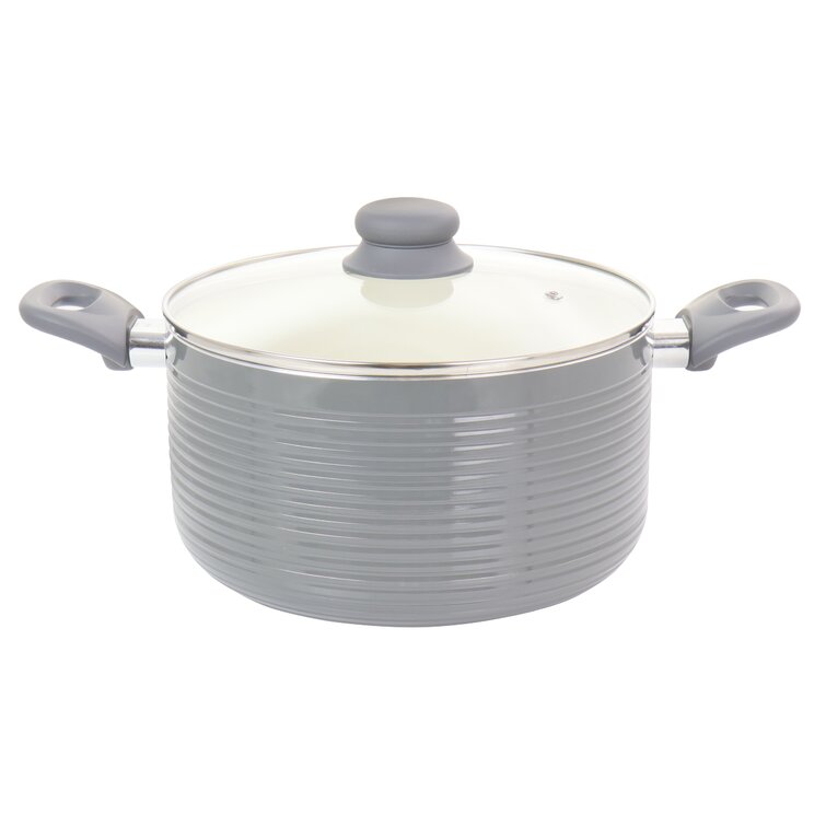 Oster 6 qt. Non-Stick Aluminum Round Dutch Oven with Lid