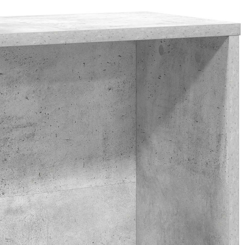 Bookcase 60X24x120 Cm Engineered Wood, Concrete Grey