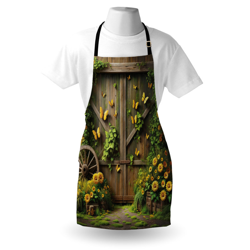 No Pattern Bib Apron