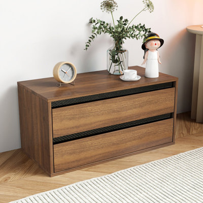 Stackable Mounted Storage Cabinet With 2 Drawers