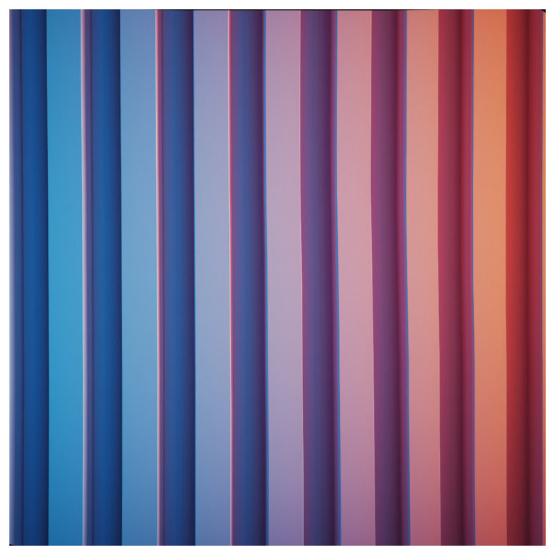 Rideaux à rayures verticales bleues, voilages et voilages à rayures - 1 panneau, 50" x 92" - 1 Panel, Blockout