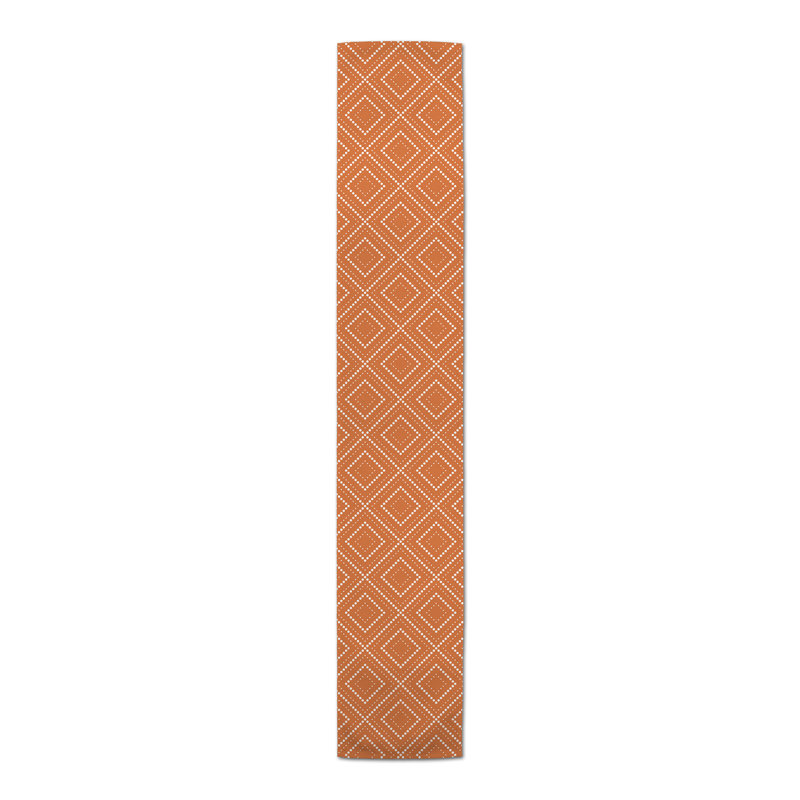 Chemin de table diamond Manor, L 72 po x l 16 po, Orange