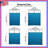 Blue Vertical Stripes Bedding Stripes Bedspread Pattern-123584051