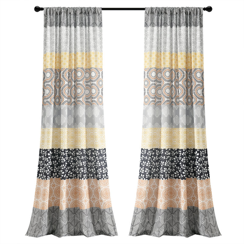 Paire de rideaux obscurcissant Lush Decor Bohemian Stripe (ensemble de 2)