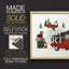 Going to Grandmas Collection A - Reproduction encadrée - Restickable-92111807-92111805