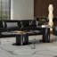 Table basse italienne en marbre ovale