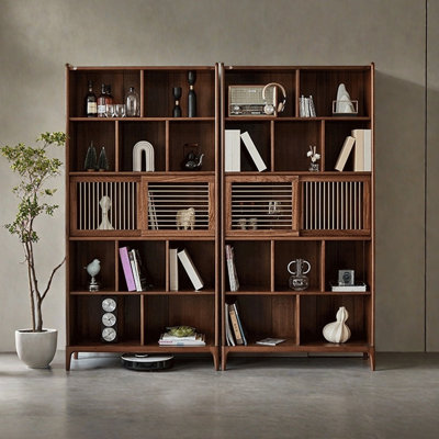 Bibliothèque simple de style italien
