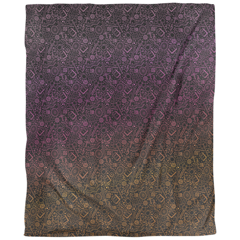 Housse de couette Katelyn Elizabeth Camouflage, Microfibre, Housse de couette pour très grand lit, Rose / orange