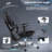 Ergonomic Dual Back Office Chair With 4D Adjustable Armrest And Back Tilt
