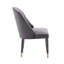 Chaise rembourrée en velours Sudie-2121664684