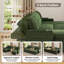 Corner Sofa Bed, U-Shaped Sleeper Sectional Couch Bed, 3-In-1 Convertible Pull Out Sofa Bed With Adjustable Backrest, Storage, Usb And Cup Holder For Living Room-505570090