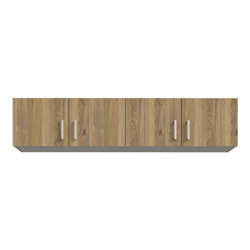 Sugata Manufactured Wood Closet System Shelf, Mauvella oak