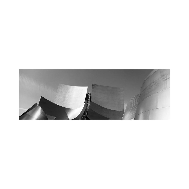 Walt Disney Concert Hall, Los Angeles, California, USA - Wrapped Canvas Panoramic Print, 182.88 cm H x 60.96 cm W