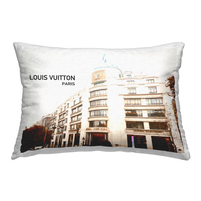 Coussin d'extérieur imprimé Designer Brand Building par Graffi *ee Studios
