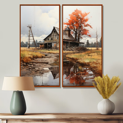 Barns Weathered Wisdom I - impressions d'art traditionnelles sur toile