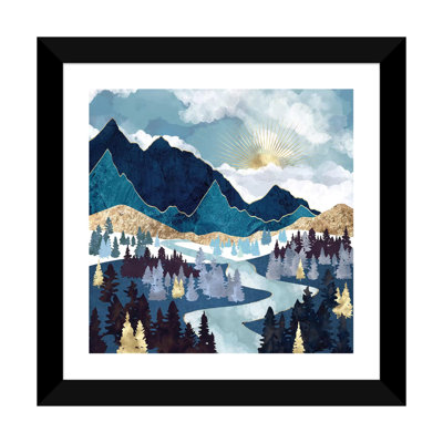 Valley Sunrise - impression d'art graphique
