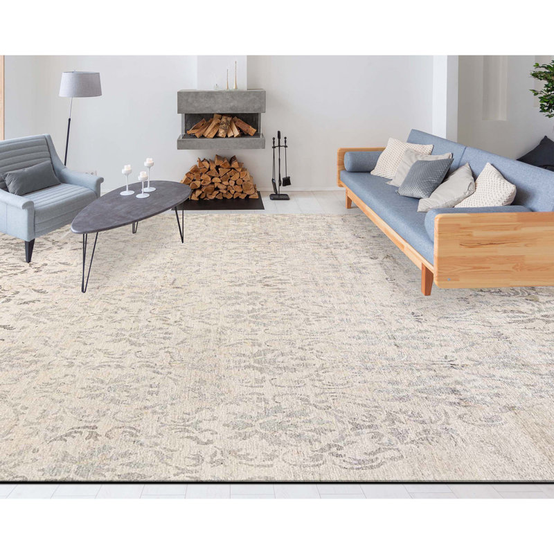 Damask Area Rug