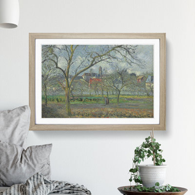 Laumone in Winter by Camille Pissarro - Picture Frame Painting