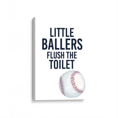 Little Ballers Flush The Toilet