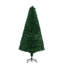 Sapin de Noël artificiel de 6 pi avec lumières réalistes, 24 lumières DEL multicolores, fibre optique et 230 pointes