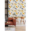 Pastel Orange Flowers Peel And Stick Wallpaper-579842230